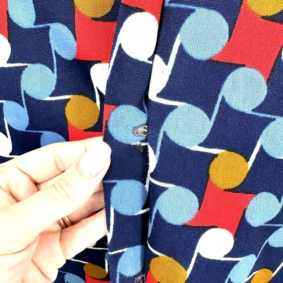 VINTAGE Hilton Head Sportswear 70s Music Note Blouse 11/12 - Picture 9 of 9